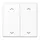 JUNG LS 995 MP WW schakelwip 2-voudig met pijlsymbolen LS990 alpine wit