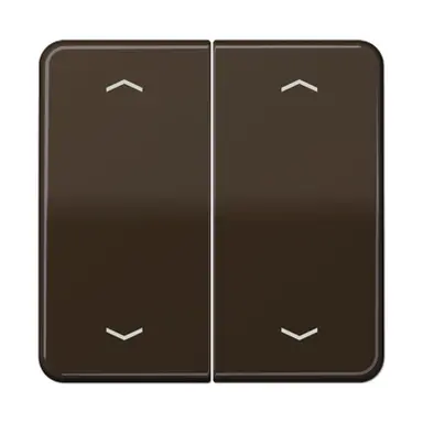 JUNG CD 595 MP BR schakelwip 2-voudig met pijlsymbolen CD500 bruin