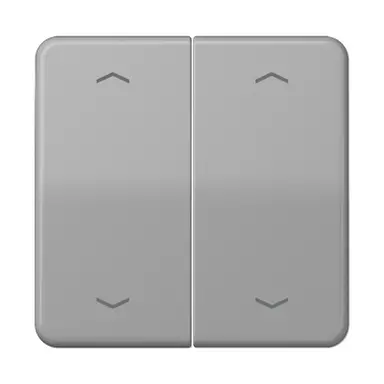 JUNG CD 595 MP GR schakelwip 2-voudig met pijlsymbolen CD500 grijs