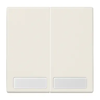 JUNG LS 995 NA schakelwip 2-voudig met tekstvenster LS990 creme