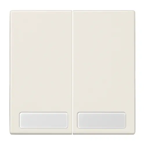 JUNG LS 995 NA schakelwip 2-voudig met tekstvenster LS990 creme