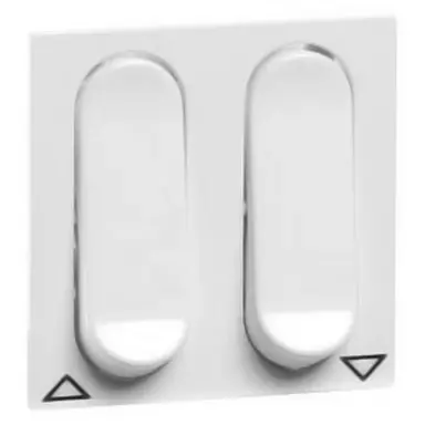 PEHA 20.634.022 schakelwip 2-voudig jaloezie Nova tangenta wit glans