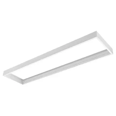 Opple 542098017700 opbouwbehuizing tbv LED paneel 1211 x 311 x 69 mm aluminium wit
