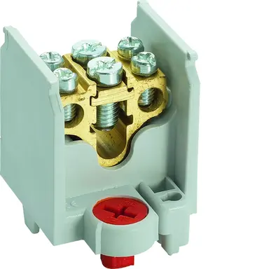 Hager K64 Aansluitblok 1p Geisol. Schroe