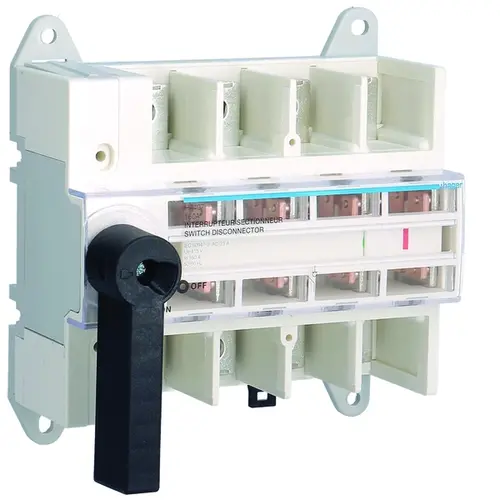 Hager HA407 Lastscheider 4-polig 160 A modulair compact vlag M8