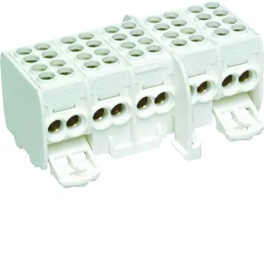 Hager KH25C Aansluitblok 5p Geisol. Schroe
