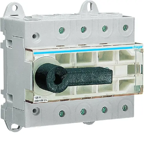 Hager HA406 Lastscheider 4p 125A 380-415v
