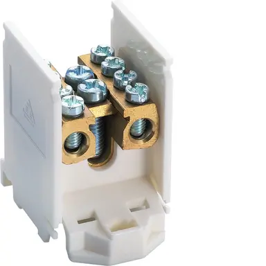 Hager K03SN Aansluitblok 1p Geisol. Schroe