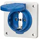 Mennekes CEE 11011F Wcd 1v Randaarde Inbouwinstall
