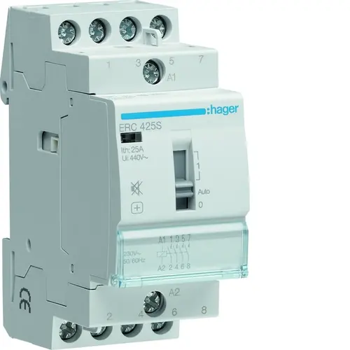 Hager ERC425S Magn. Schak. 25A (AC1) 4m 23