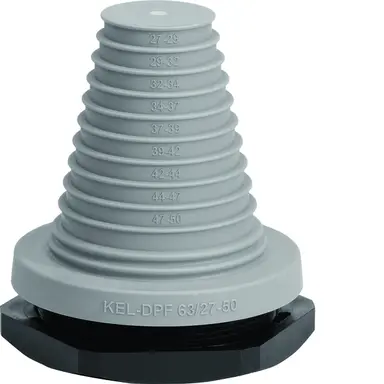 Hager FZ413M Invoerplaat Kabelwartel