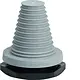 Hager FZ413M Invoerplaat Kabelwartel