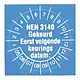 Nieaf-Smitt NEN 3140 STICKERS stickers nen 3140 1=10vel
