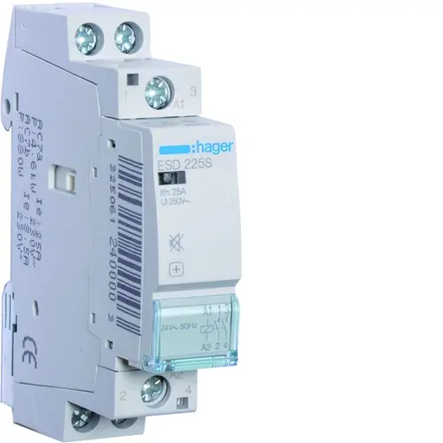 Hager ESD225S Magn. Schak. 25A (AC1) 2m 24
