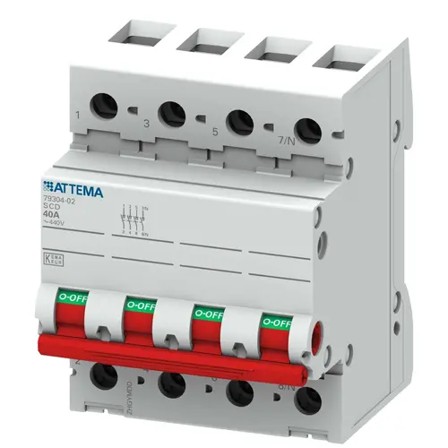 Attema AT90229 hoofdschakelaar 4p 40a