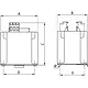 Erea EDR 24TS100 trafo 230/24 100va gesch din