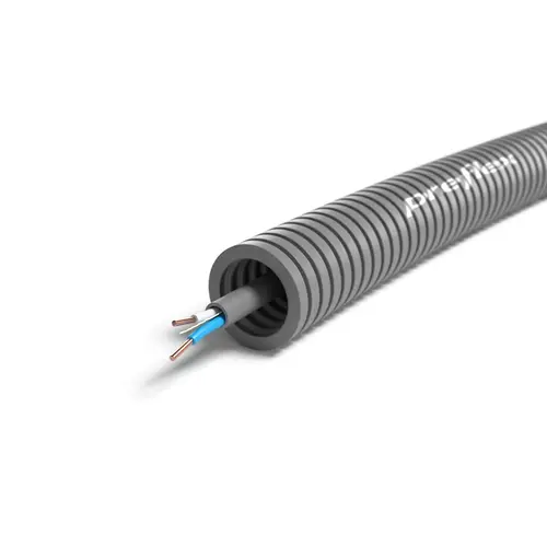 Preflex 1234000461 flexibele buis 16mm voorbedraad signaalkabel 2x0.8mm² rol 100 meter