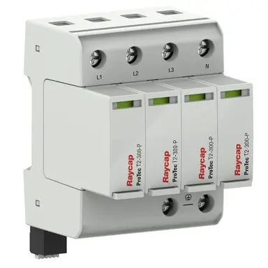 Raycap PROTEC T2-300-4+0-R oversp bev 300v 50ka din