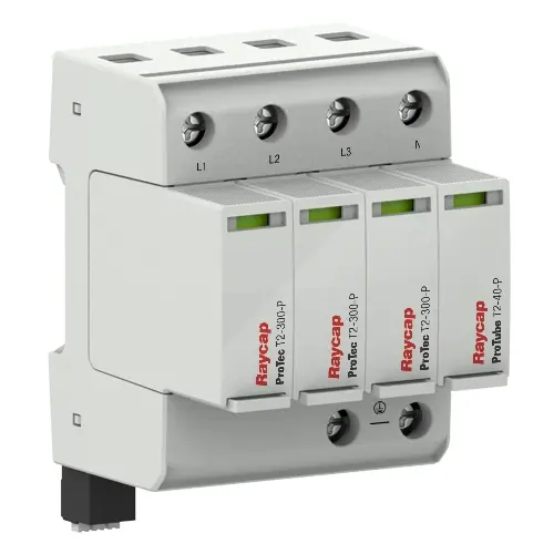 Raycap PROTEC T2-300-3+1-R oversp bev 300v 50ka din