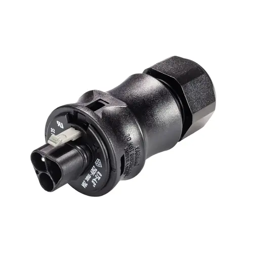 Wieland RST20I3S S1 ZR1 V SW stekkerconnector 3‑polig male 20A 250V IP66 zwart