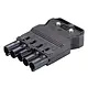 Wieland 92.954.4053.1 gst18i5 kabelsteker male zwblk