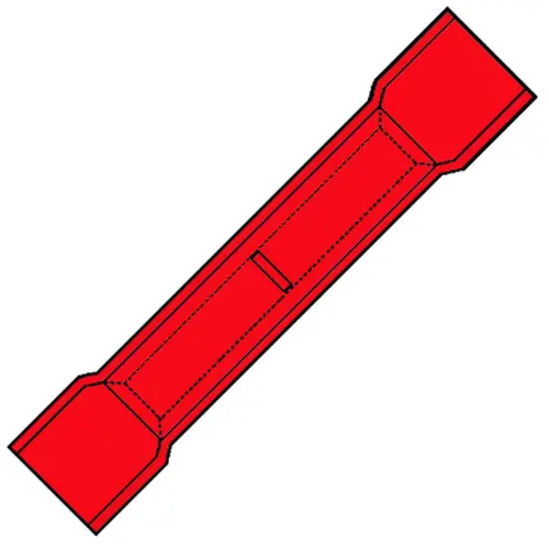 Klemko SP 1525-SK 101433 verbinder geïsoleerd 1.5 rood