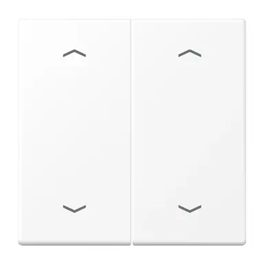 JUNG LS 995 MP WWM 2-voudige wip met dubbele pijlsymbolen LS990 sneeuwwit mat