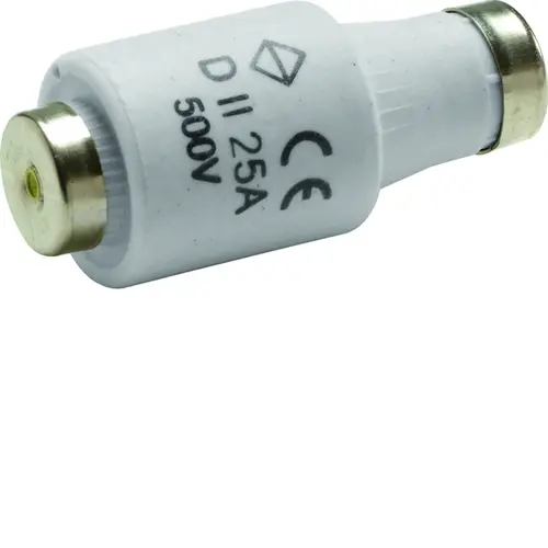Hager DII25A KK D-zekering DII 25A 500V snel set van 5