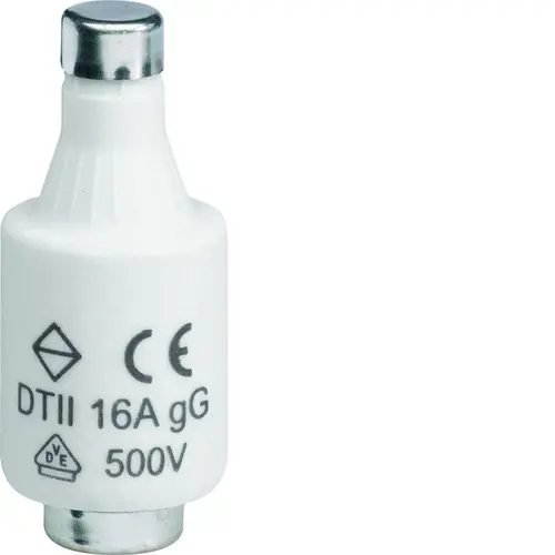 Hager DTII16A KK D-zekering DII 16A 500V traag set van 5