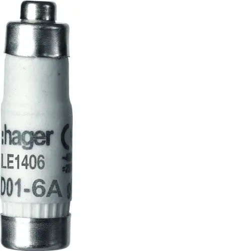 Hager LE1406 zekering d01 6a