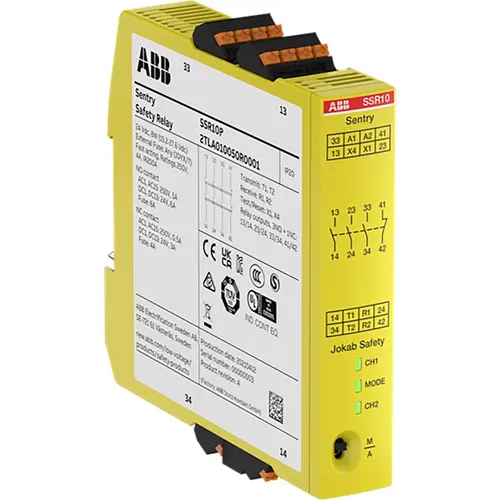 ABB SSR10P veiligheidsrelais 3 no + 1 nc