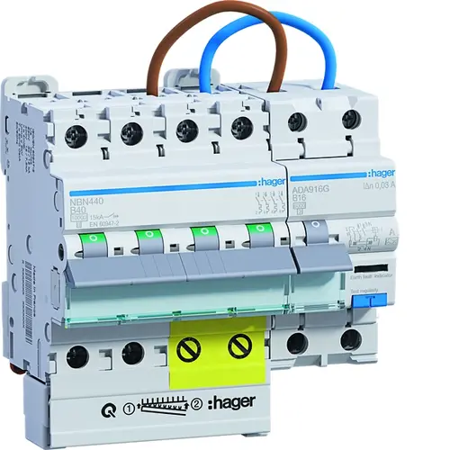 Hager VKS02PVA pv vervangset 1 inst.automaat