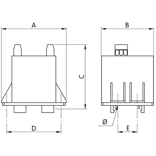 Erea EDR 24TS30 trafo 230-400v/0-24v/30va