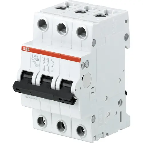 ABB S203-C80 installatieautomaat 3 polig c