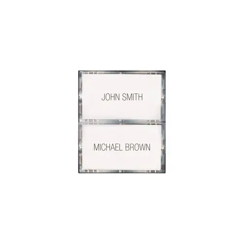 Comelit CA9210 CIAO 2 dubbele hoge drukknop RVS