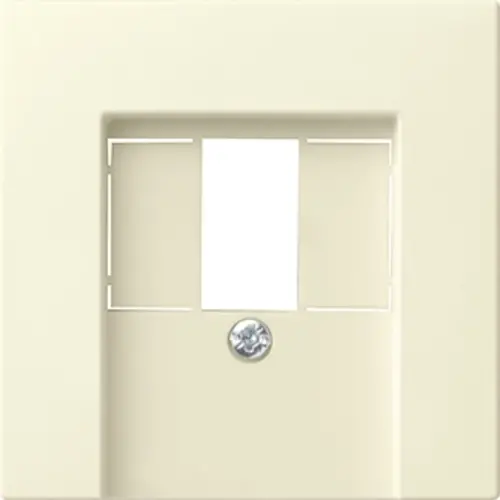 Gira 037601 centraalplaat voor USB-voeding PD System 55 creme glans