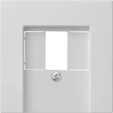 Gira 0376015 centraalplaat voor USB-voeding PD System 55 grijs mat