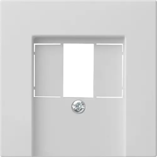 Gira 0376015 centraalplaat voor USB-voeding PD System 55 grijs mat