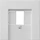 Gira 0376015 centraalplaat voor USB-voeding PD System 55 grijs mat