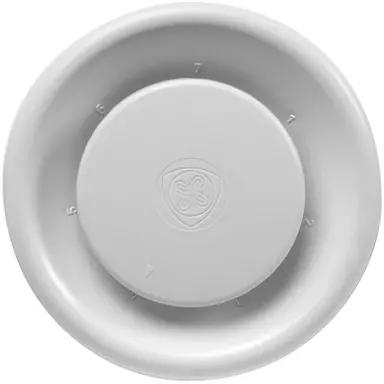 Zehnder VAL-ETA-STK1-DN100/1 afzuigventiel 125mm wit