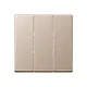 JUNG A 593 BF CH schakelwip 3-voudig A-range champagne