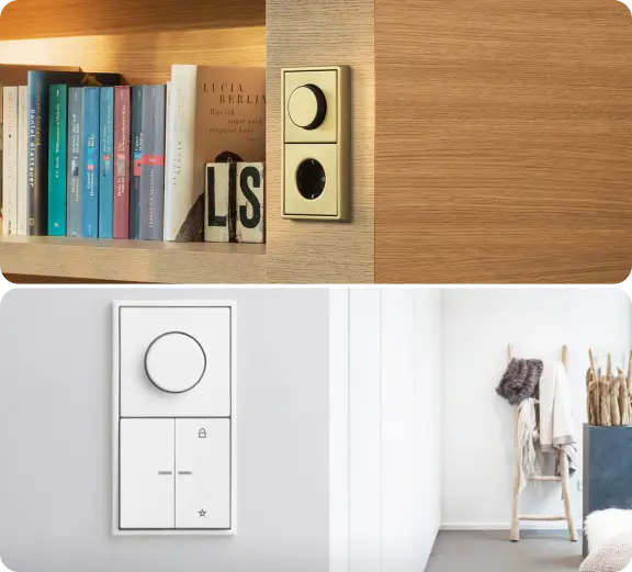 JUNG dimmer design sfeerbeeld
