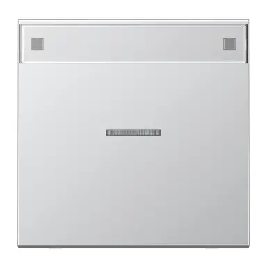 JUNG AL 2990 NAKO5 schakelwip met controlevenster en tekstvenster LS990 aluminium