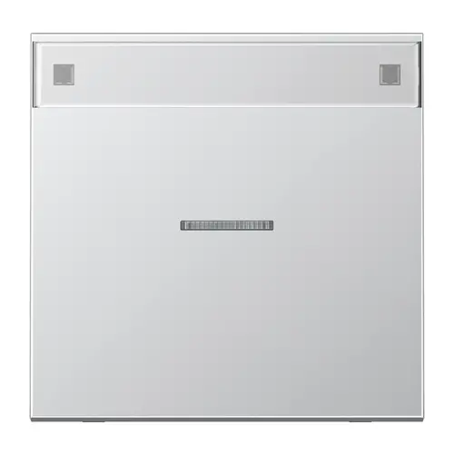 JUNG AL 2990 NAKO5 schakelwip met controlevenster en tekstvenster LS990 aluminium