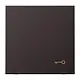 JUNG AL 2990 T D schakelwip met sleutelsymbool LS990 dark gelakt aluminium