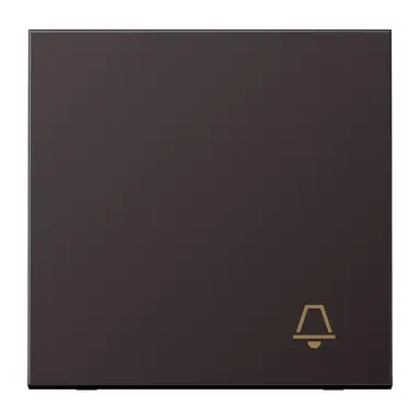 JUNG AL 2990 K D schakelwip met belsymbool LS990 dark gelakt aluminium