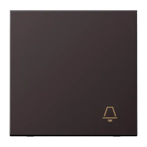 JUNG AL 2990 K D schakelwip met belsymbool LS990 dark gelakt aluminium