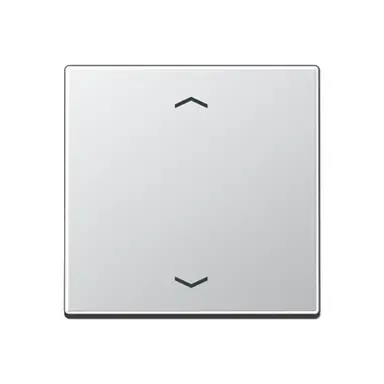 JUNG A 1700 P AL knop met pijlsymbolen tbv elektronische jaloezieactor A-range aluminium