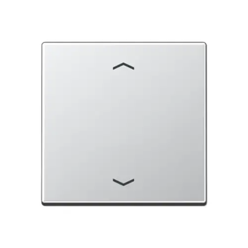 JUNG A 1700 P AL knop met pijlsymbolen tbv elektronische jaloezieactor A-range aluminium