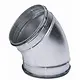 R-Vent SBDS015045 bocht 45 150